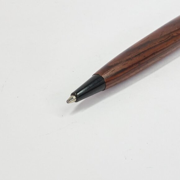 Elliot Landes Penmakers Wooden Ballpoint Pen / Handmade USA / Wooden Gift Box - Picture 7 of 9